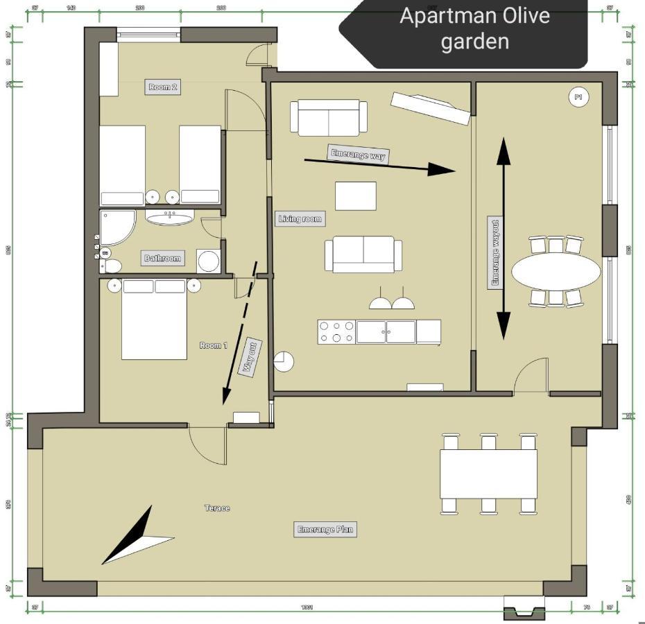 וודניאן Apartment Olive Garden מראה חיצוני תמונה